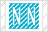 Barkley FASTM Alphabetic Label - Light Blue Letter N, Self-Adhesive, Polylaminated for End-Tab File Folders