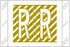 Barkley FASTM Alphabetic Label - Gold Letter R, Self-Adhesive, Polylaminated for End-Tab File Folders
