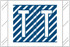 Barkley FASTM Alphabetic Label - Dark Blue Letter T, Self-Adhesive, Polylaminated for End-Tab File Folders