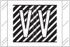 Barkley FASTM Alphabetic Label - Black Letter V, Self-Adhesive, Polylaminated for End-Tab File Folders