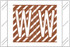 Barkley FASTM Alphabetic Label - Tan Letter W, Self-Adhesive, Polylaminated for End-Tab File Folders
