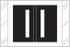 Tabbies 12000-Series compatible alphabetic label, Letter I, black, 1 inch x 1.5 inch, 500 labels per roll