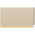 Side View of Legal-Size Manila End Tab File Folder with 2 Fasteners and 2” Expansion
