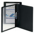 Smead Frame View Poly Report Cover w/ Swing Clip, Side Fastener, Up to 30 Sheets, Letter (Portrait Orientation), Black/Clear Front, 5/Pack