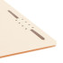 Smead Manila Letter-Size Top Tab Fastener Folders, 11-Point, 2-Ply Straight Cut Tab, 1 Fastener, 50/Box