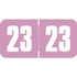 Safeguard Year Label 2023 – Lavender, SGYM-23, 3/4" x 1-1/2"