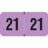 Reynolds & Reynolds Year Label 2021 – Lavender, RRYM-21, 3/4" x 1-1/2"