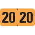 2020 Medical Arts Press MAYM Year Label – Orange with Black Text