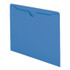 Smead Blue Top Tab File Jacket - Letter Size, Reinforced Tab, 100/Box