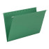 Smead 64478 legal-size dark green hanging folder, no tab.