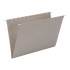 Smead 64481 legal-size gray hanging folder, no tab.