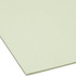 Moss green Smead FasTab hanging file folders shown in a close-up angled stack, highlighting the folder material and layered edges
