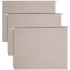 Smead 64063 gray letter hanging file folders with clear 1/5-cut poly tabs, 25 per box.