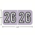 Barkley BAYM 2026 year label, lavender, 3/4" x 1-1/2"
