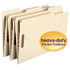 Smead File Folders, Legal Size, Reinforced 1/3-Cut Tab, 2 Fasteners, Manila, 50/Box