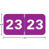MJYM-23 year labels, 2023 purple, 3/4 x 1-1/2 in, polylaminated, 500/roll — Medical Arts Press match