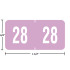 TAB Products Year Labels - 92000 Series, 2028, Lilac, 3/4 x 1-1/2, 500/Roll