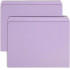 Smead lavender letter-size top-tab file folders, set of two