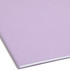 Close-up of the bottom edge of a Smead 17440 lavender legal-size folder showing the scored spine that allows up to 3/4-inch expansion.