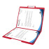 Red Top Tab File Folders with 2 Fasteners, Letter Size, 1/3-Cut Tabs, 11 pt, 50/Box (S-30503-RED-13)