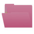 Pink Top Tab File Folders with 2 Fasteners, Letter Size, 1/3-Cut Tabs, 11 pt, 50/Box (S-30503-PNK-13)