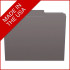 Gray Top Tab File Folders with 2 Fasteners, Letter Size, 1/3-Cut Tabs, 11 pt, 50/Box (S-30503-GRY-13)