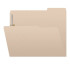 Manila Letter-Size Top Tab Fastener Folders, 11-Point, 1/3-Cut Tab, 2 Fasteners [F13], 50/Box