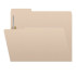 Manila Letter-Size Top Tab Fastener Folders, 11-Point, 1/3-Cut Tab, 2 Fasteners [F13], 50/Box