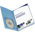 Blue Smead PressGuard report cover displaying example documents and CD pocket