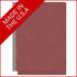 Dark red end tab pressboard classification folder labeled Made in the USA