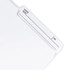 Close-up of ivory Smead reversible file folder tab printed with NAME and NO labels