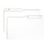 Legal size ivory white reversible tab file folders with pre-printed NAME/NOM and NO tabs, Smead style