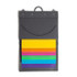 Back view of Smead Cascading Wall Organizer 92060 showing reinforced top panel, hanging loops, and elastic closure cord