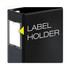 Black 11 x 17 binder with external spine label holder window