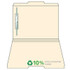 Manila Top Tab File Folders, 1/3-Cut (2nd Position), 1 Fast, 50/Box