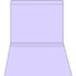 Lavender straight-cut letter size file folder with reinforced top tab, 11-point stock, no fasteners