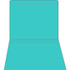 Light Blue straight-cut letter size file folder with reinforced top tab, 11-point stock, no fasteners