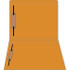 Orange Straight-Cut File Folders, Letter Size, Reinforced Tab, 2 Fasteners (Positions 1 & 3), 50/Box