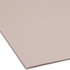 Close-up of gray 11 pt stock reinforced file folder material texture"