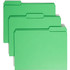 Smead Green File Folders, 1/3-Cut Top Tab (Double Ply), Letter Size, 100/Box (12134)