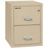 Parchment FireKing File Cabinet, Legal Size, 25" Deep, 2-Drawer