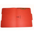 Smead 17534F1 orange legal size file folders with reinforced 1/3-cut top tabs, 1 fastener (position 1) 50 per box