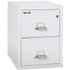 FireKing File Cabinet, 1-Hour Fire Resistant, 2-Drawer, Legal Size, 31" Deep, Artic White