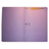 Smead Reinforced Tab File Folders - Straight-Cut Tab, Letter Size, Lavender, 1 Fastener, 50/Box
