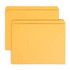 Smead Reinforced Tab File Folders - Straight-Cut Tab, Letter Size, Goldenrod, 1 Fastener (not pictured), 50/Box