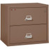 FireKing Lateral File Cabinet, 1-Hour Fire Resistant, 2-Drawer, Letter/Legal, 31" Wide, Tan