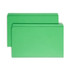 Smead Reinforced Tab File Folders - Straight-Cut Tab, Legal Size, Green, 17110