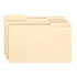 File Folders, Legal Size, Reinforced 1/3-Cut Tab, Manila, 100/Box