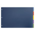 Cardinal 11 x 17 multicolor 5-tab poly index divider set