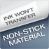 Cardinal 11 x 17 poly index divider showing non-stick material that prevents ink and toner transfer
